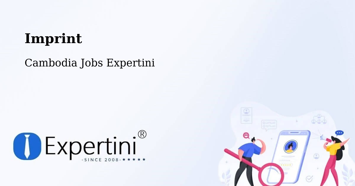 Imprint – Srŏk Basedth - Cambodia Jobs Expertini